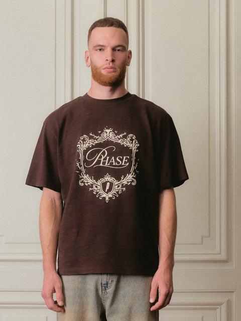 Monogram Tee - Chocolate
