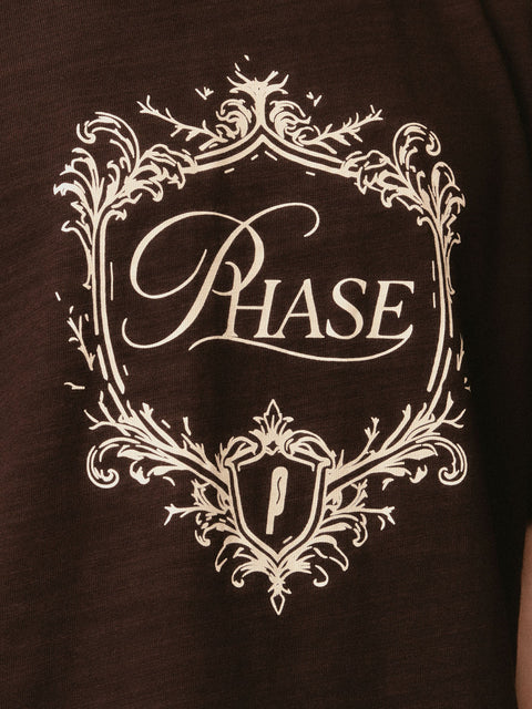 Monogram Tee - Chocolate