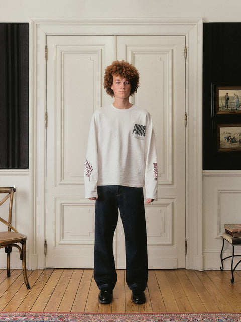 Leaf Longsleeve - White