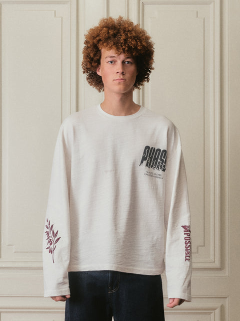Leaf Longsleeve - White