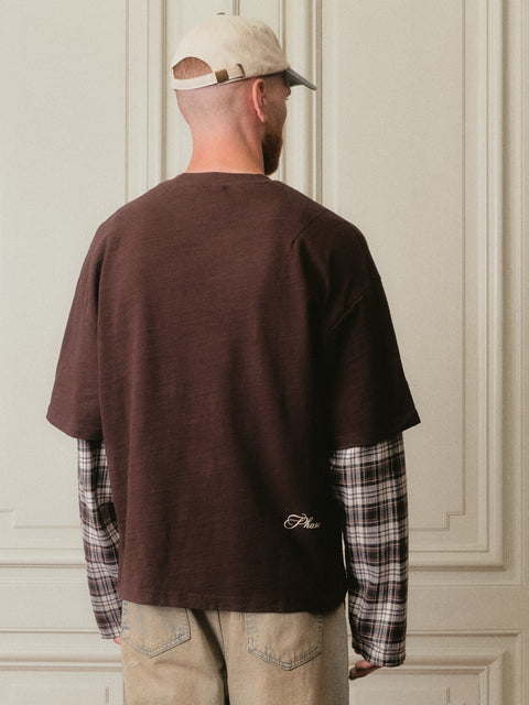 Double Layer Longsleeve - Chocolate