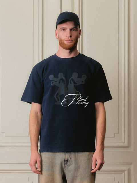 Boxing Tee - Navy