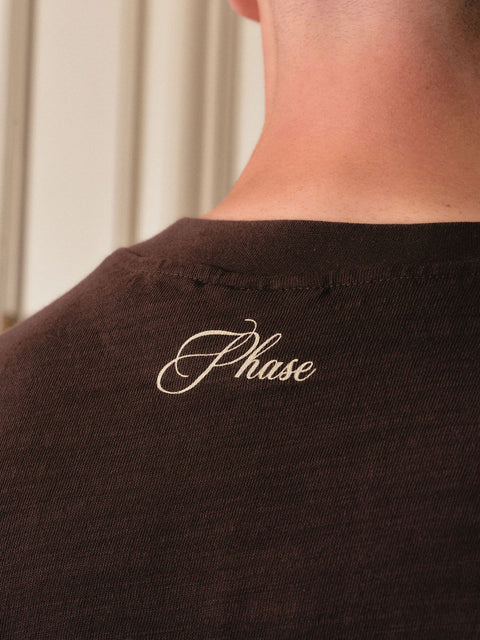 Monogram Tee - Chocolate