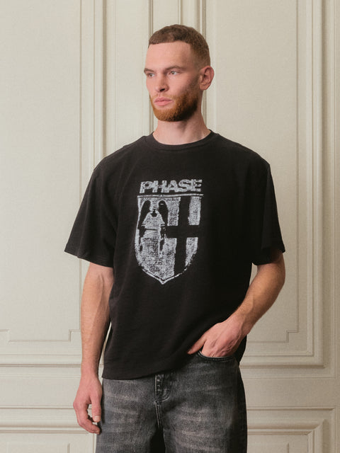 Angel Logo Tee - Black